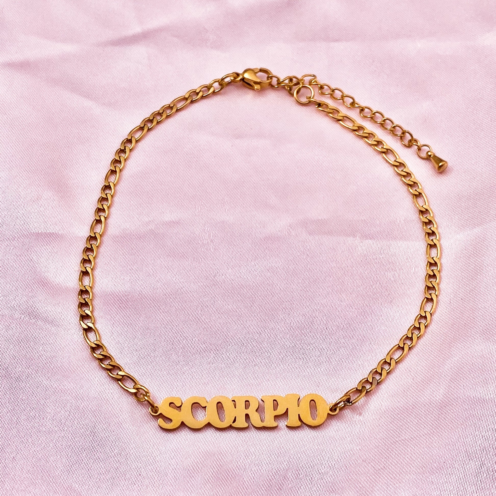 Scorpio Anklet Department Shipping –